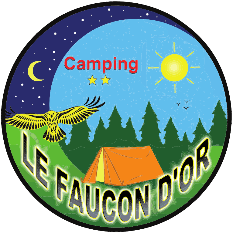 Logo Camping 2 étoiles Le Faucon d'Or