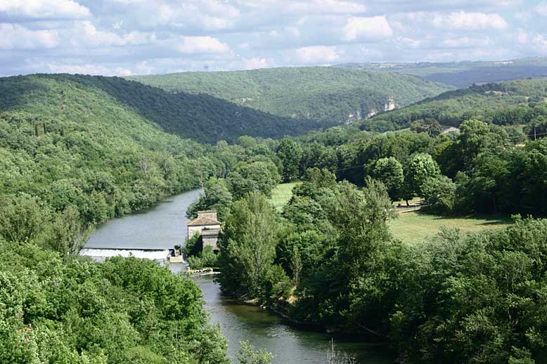 Moulin des Bordes gorges de l'Aveyron