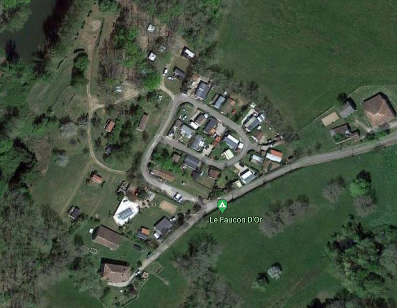 Plan aérien du camping